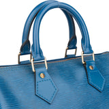 Louis Vuitton Blue Epi Leather Speedy 25 Handbag