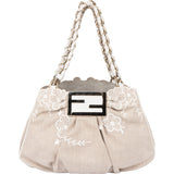 Fendi Limited Floral Baguette Buckle Handbag