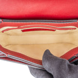 Valentino Garavani Red Leather Spikes Rockstud Crossbody Bag