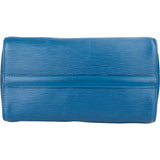 Louis Vuitton Blue Epi Leather Speedy 25 Handbag