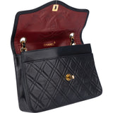 Chanel Quilted Lambskin 24K Gold Single Flap Shoulder Bag