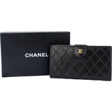 Chane Quilted Lambskin CC Wallet