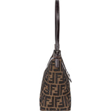Fendi FF Monogram Baguette Buckle Shoulder Bag