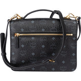 MCM Black Visetos Monogram Patricia Crossbody Bag