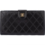 Chane Quilted Lambskin CC Wallet