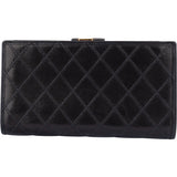 Chane Quilted Lambskin CC Wallet