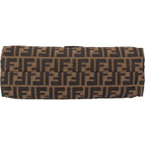 Fendi FF Monogram Baguette Buckle Shoulder Bag