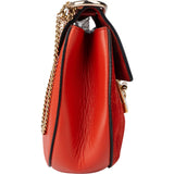 Chloé Rouge Leather Drew Crossbody Bag