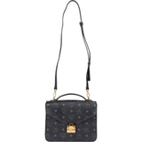 MCM Black Visetos Monogram Patricia Crossbody Bag