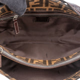 Fendi FF Monogram Baguette Buckle Shoulder Bag