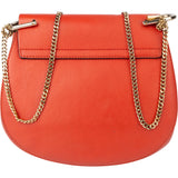 Chloé Rouge Leather Drew Crossbody Bag