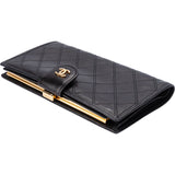 Chane Quilted Lambskin CC Wallet