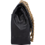 Chanel Quilted Lambskin 24K Gold Double Flap Shoulder Bag