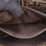 Fendi FF Monogram Baguette Buckle Shoulder Bag
