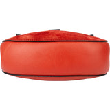 Chloé Rouge Leather Drew Crossbody Bag