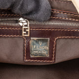 Fendi FF Monogram Baguette Buckle Shoulder Bag