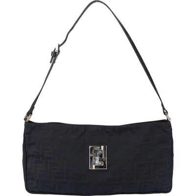Fendi FF Monogram Zucca Shoulder Bag - vintageandkickz