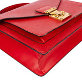 Louis Vuitton Rouge Epi Leather Monceau Handbag