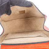 Chloé Rouge Leather Drew Crossbody Bag