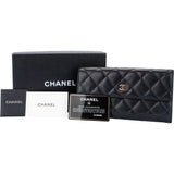 Chanel Quilted Lambskin CC Flap Wallet