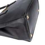 Prada Black Saffiano Leather Galleria Handbagg