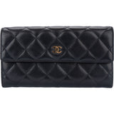 Chanel Quilted Lambskin CC Flap Wallet