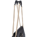 Gucci Leather GG Monogram Horsebit Emily Crossbody Bag