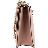 Valentino Garavani Calfskin Leather Rockstud Glam Lock Crossbody Bag