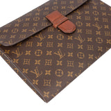 Louis Vuitton Canvas Monogram Cartella Business Clutch