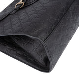 Gucci Leather GG Monogram Horsebit Emily Crossbody Bag