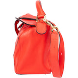 Loewe Red Leather Puzzle Handbag