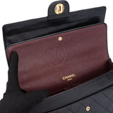 Chanel Quilted Lambskin 24K Gold Double Flap Shoulder Bag