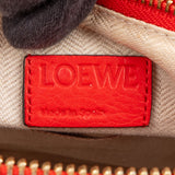 Loewe Red Leather Puzzle Handbag