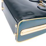 Prada Saffiano Patent Leather Vernice Pyramid Handbag