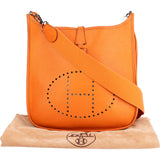 Hermès Epsom Orange Evelyne 29 Crossbody Bag