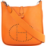 Hermès Epsom Orange Evelyne 29 Crossbody Bag