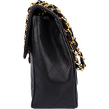 Chanel Quilted Lambskin 24K Gold Maxi Single Flap Crossbody Bag