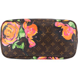 Louis Vuitton Monogram Canvas Limited Roses Neverfull MM Shoulder Bag