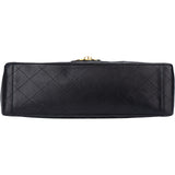 Chanel Quilted Lambskin 24K Gold Maxi Single Flap Crossbody Bag