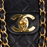 Chanel Quilted Lambskin 24K Gold Maxi Single Flap Crossbody Bag