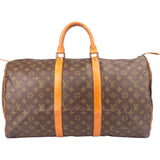 Louis Vuitton Canvas Monogram Keepall 50