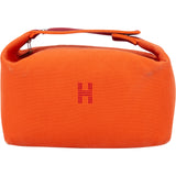 Hermès Orange Cotton Travelsilk Etui Bag