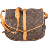 Louis Vuitton Canvas Monogram Saumur 35 Crossbody Bag