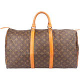 Louis Vuitton Canvas Monogram Keepall 50