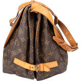 Louis Vuitton Canvas Monogram Saumur 35 Crossbody Bag
