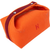 Hermès Orange Cotton Travelsilk Etui Bag