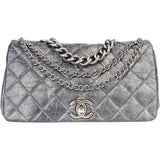 Chanel Quilted Lambskin Single Flap Shoulder Bag
