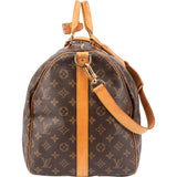 Louis Vuitton Canvas Monogram Keepall 55 Bandouliere