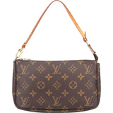 Louis Vuitton Canvas Monogram Pochette Accessoire Handbag