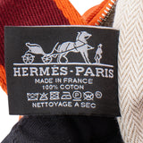 Hermès Orange Cotton Travelsilk Etui Bag